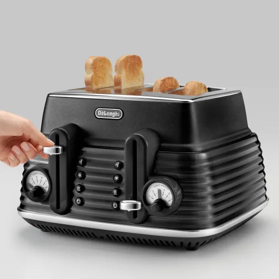 DeLonghi Scultura Selections 4-Slice Toaster, 1800W