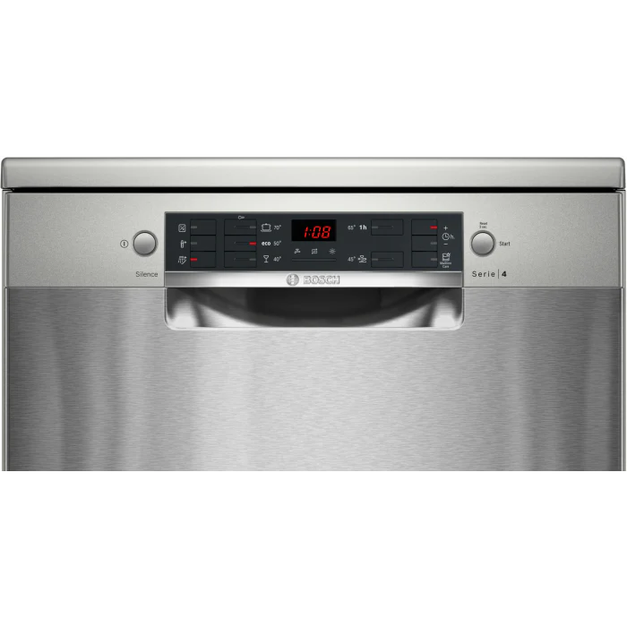 Bosch 13 Place Freestanding Dishwasher Series 4 Silver Inox SMS45NI00Z