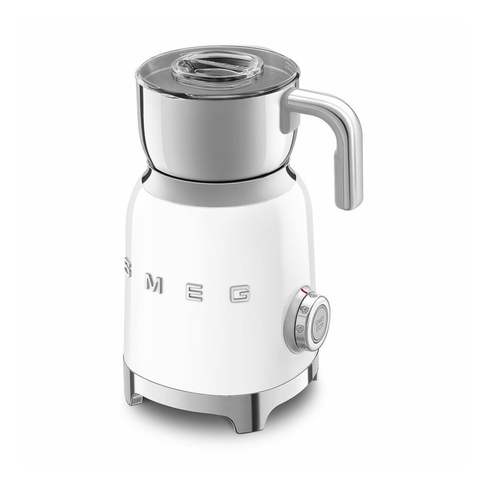 Smeg Milk Frother in White with Tritan TM Renew