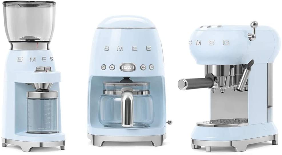 Smeg Retro 50's Coffee Grinder Pastel Blue
