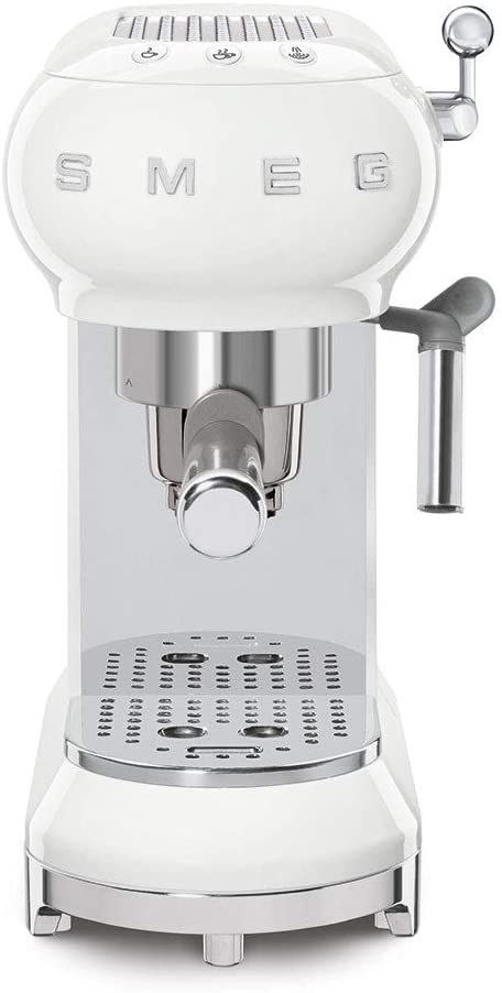 Smeg Retro 50's Espresso Coffee Machine White