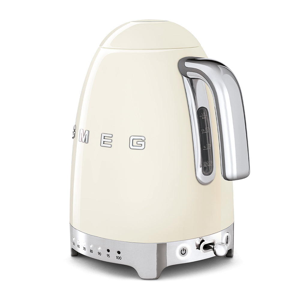Smeg Variable Temperature Kettle Cream 1.7L