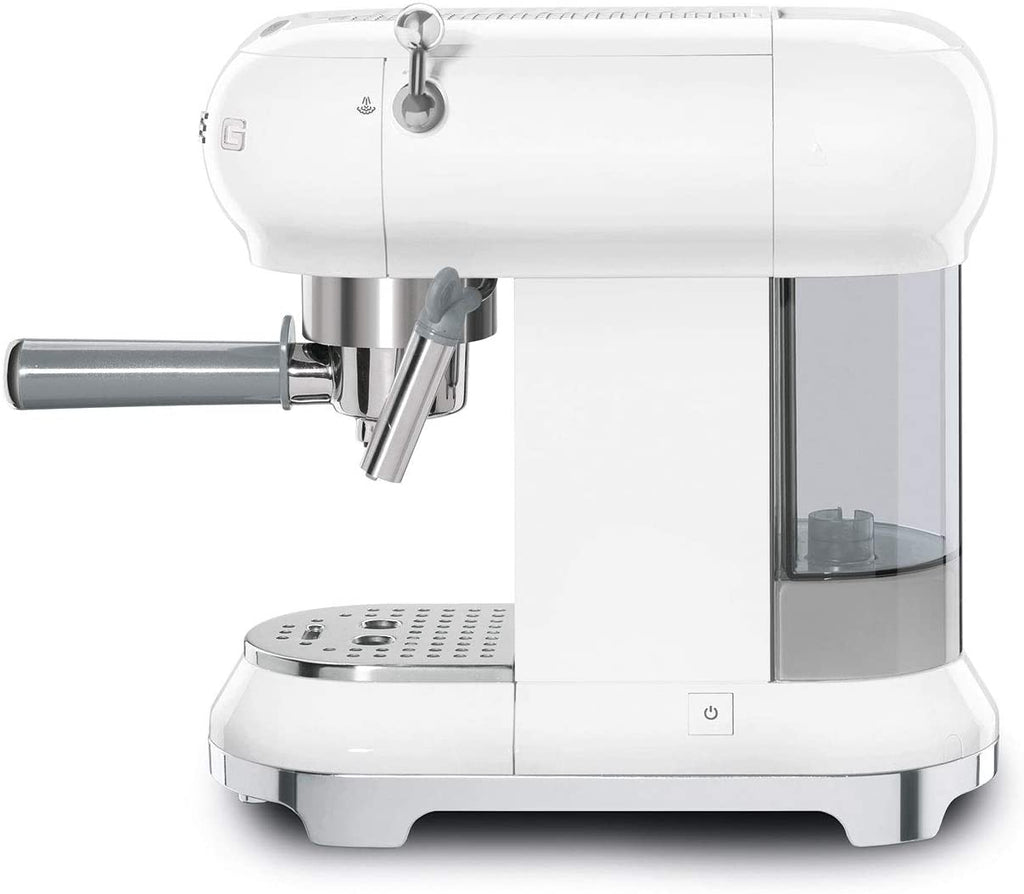 Smeg Retro 50's Espresso Coffee Machine White