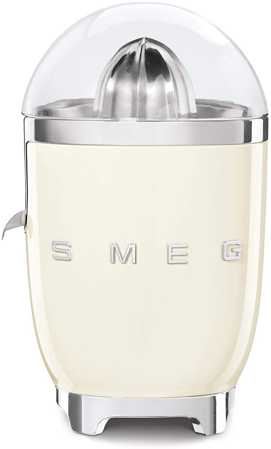 Smeg Citrus Juicer with Juicing Bowl and Lid Cream