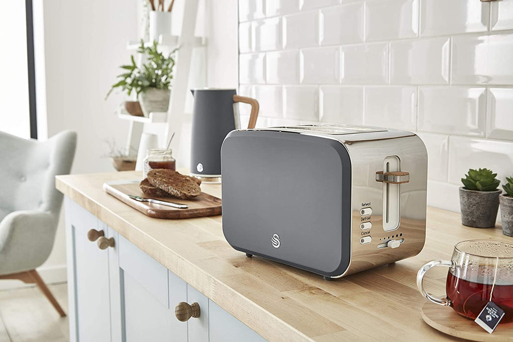 Swan Nordic 2 Slice Toaster - Grey