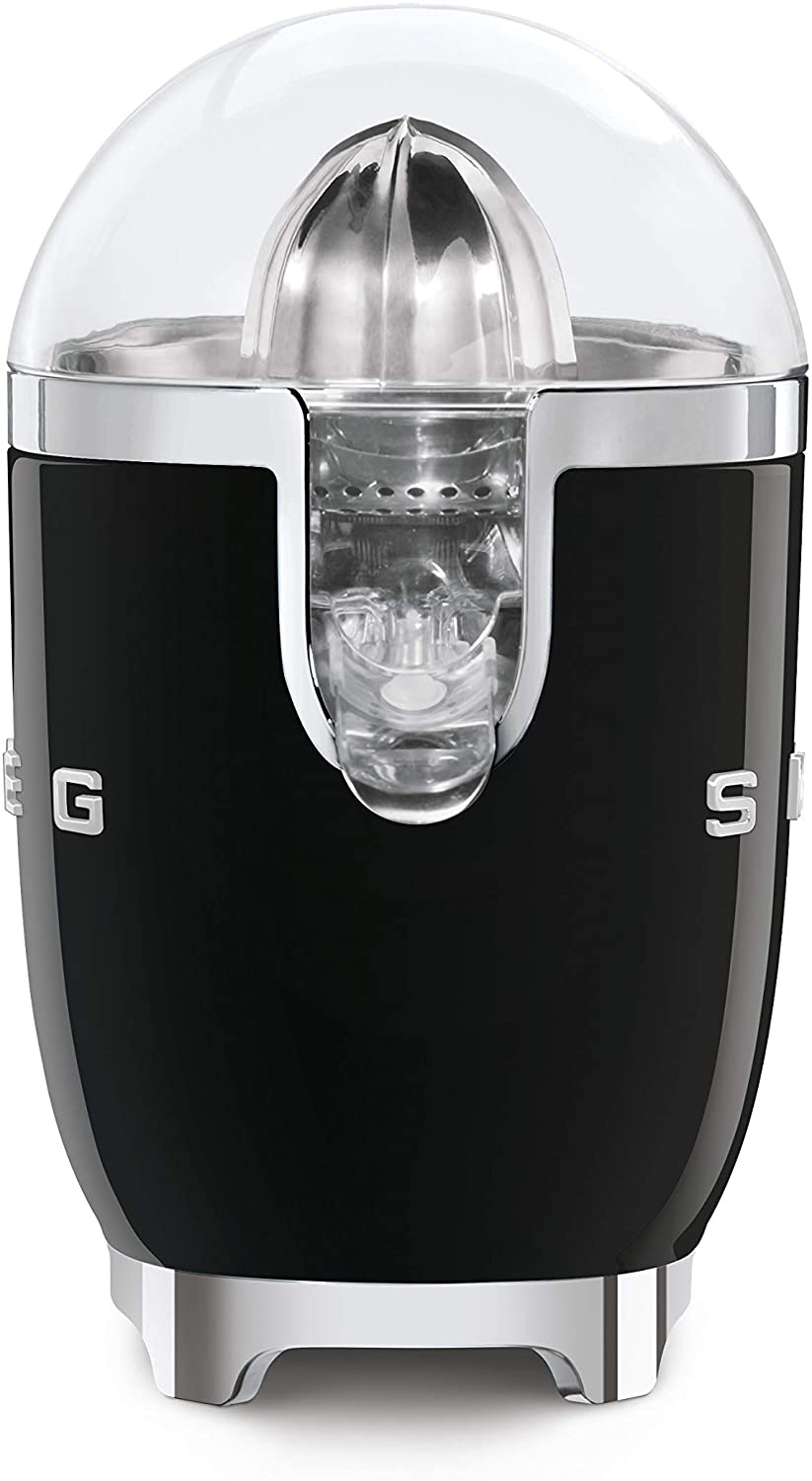 Smeg Citrus Juicer with Juicing Bowl and Lid Black