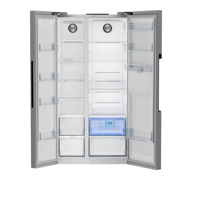 Defy 555L Side-By-Side Fridge F740 ECO M NL DFF547