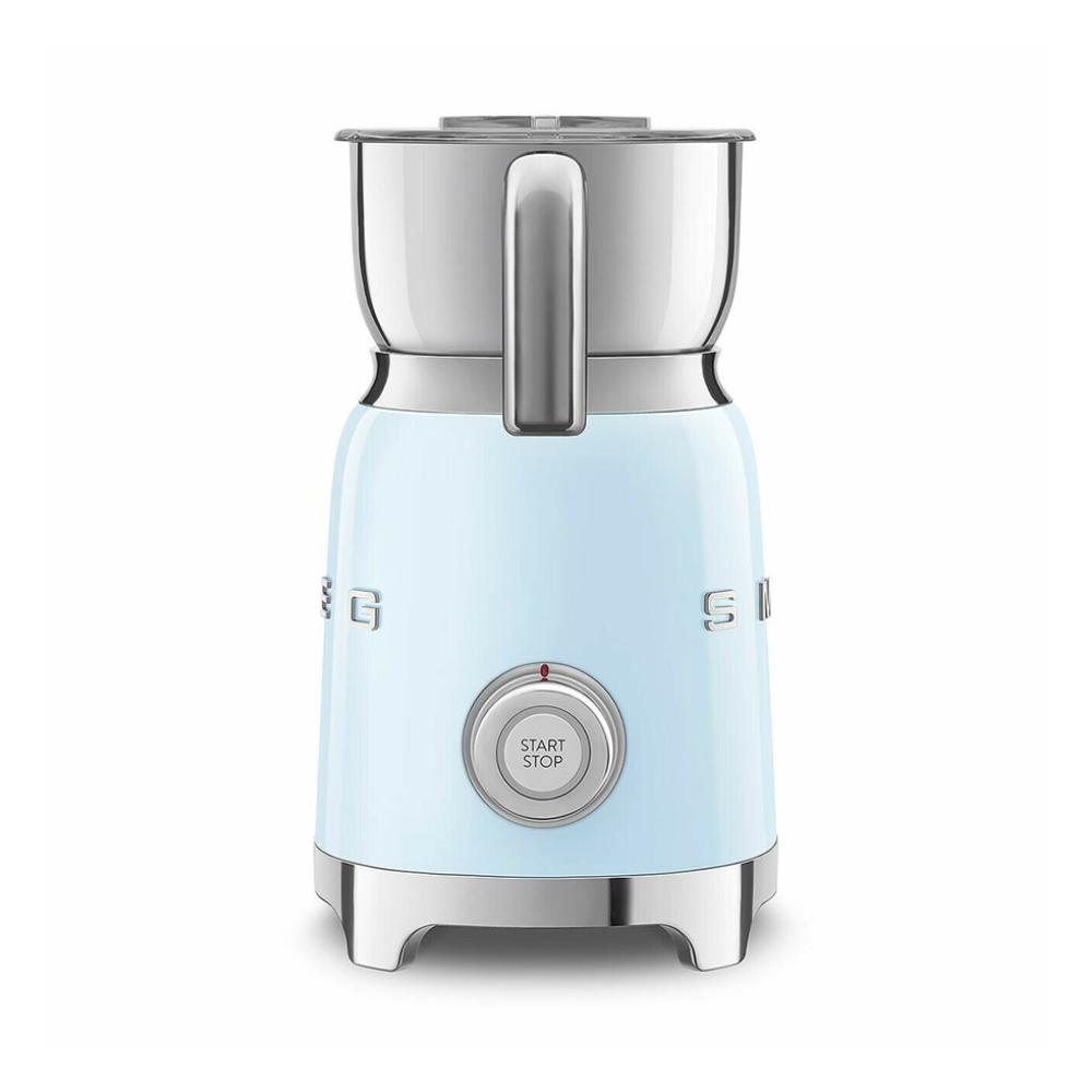 Smeg Milk Frother in Pastel Blue with Tritan TM Renew