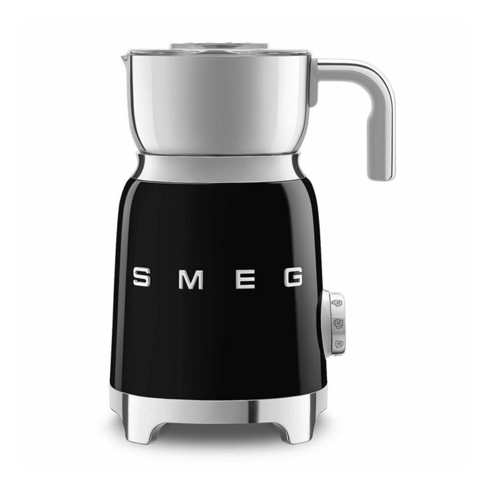 Smeg Milk Frother in Black with Tritan TM Renew