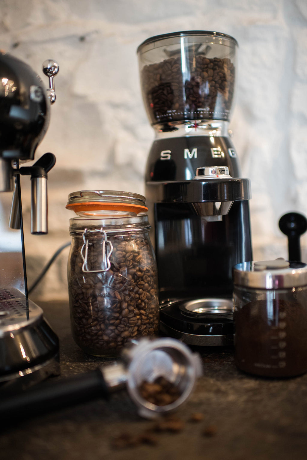 Smeg Retro 50's Coffee Grinder Black