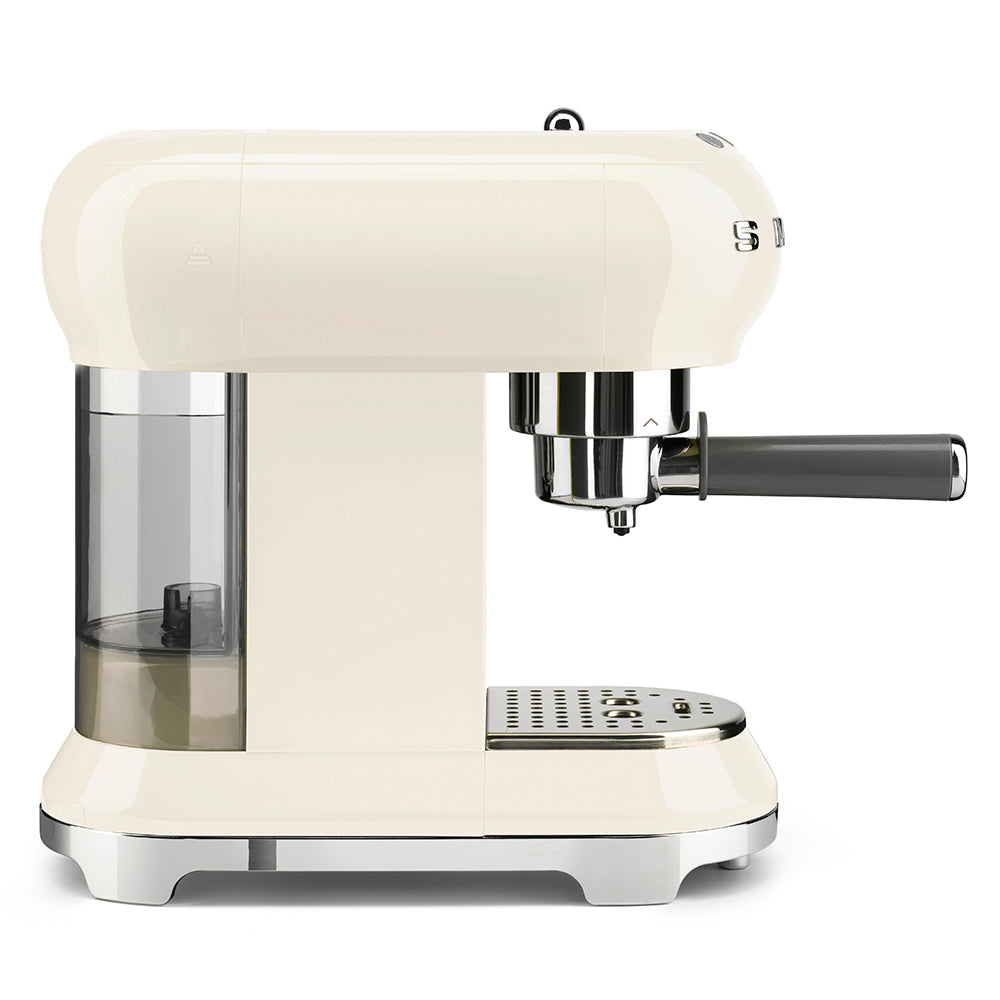 Smeg Retro 50's Espresso Coffee Machine Cream