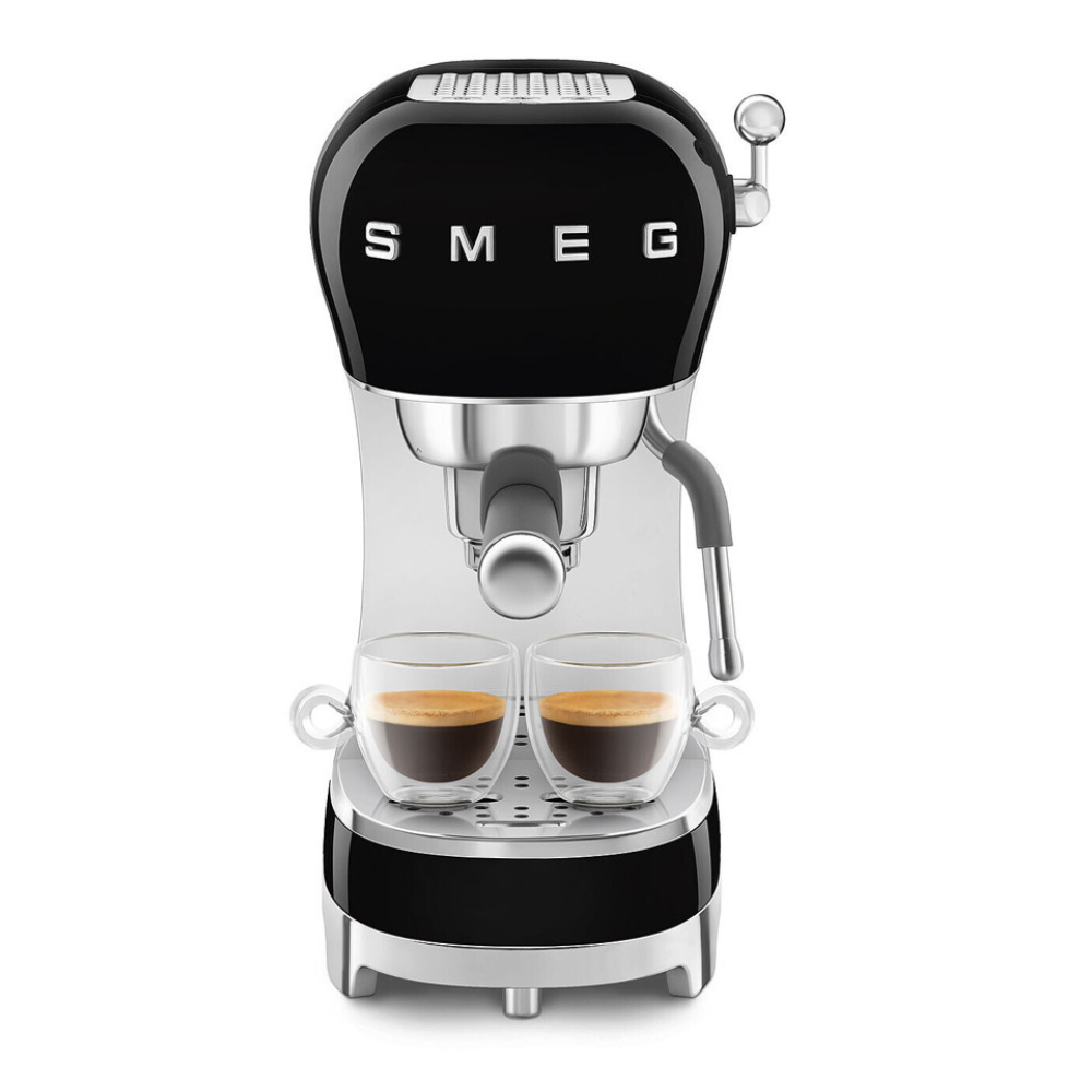 Smeg Black Retro 50's Espresso Coffee Machine