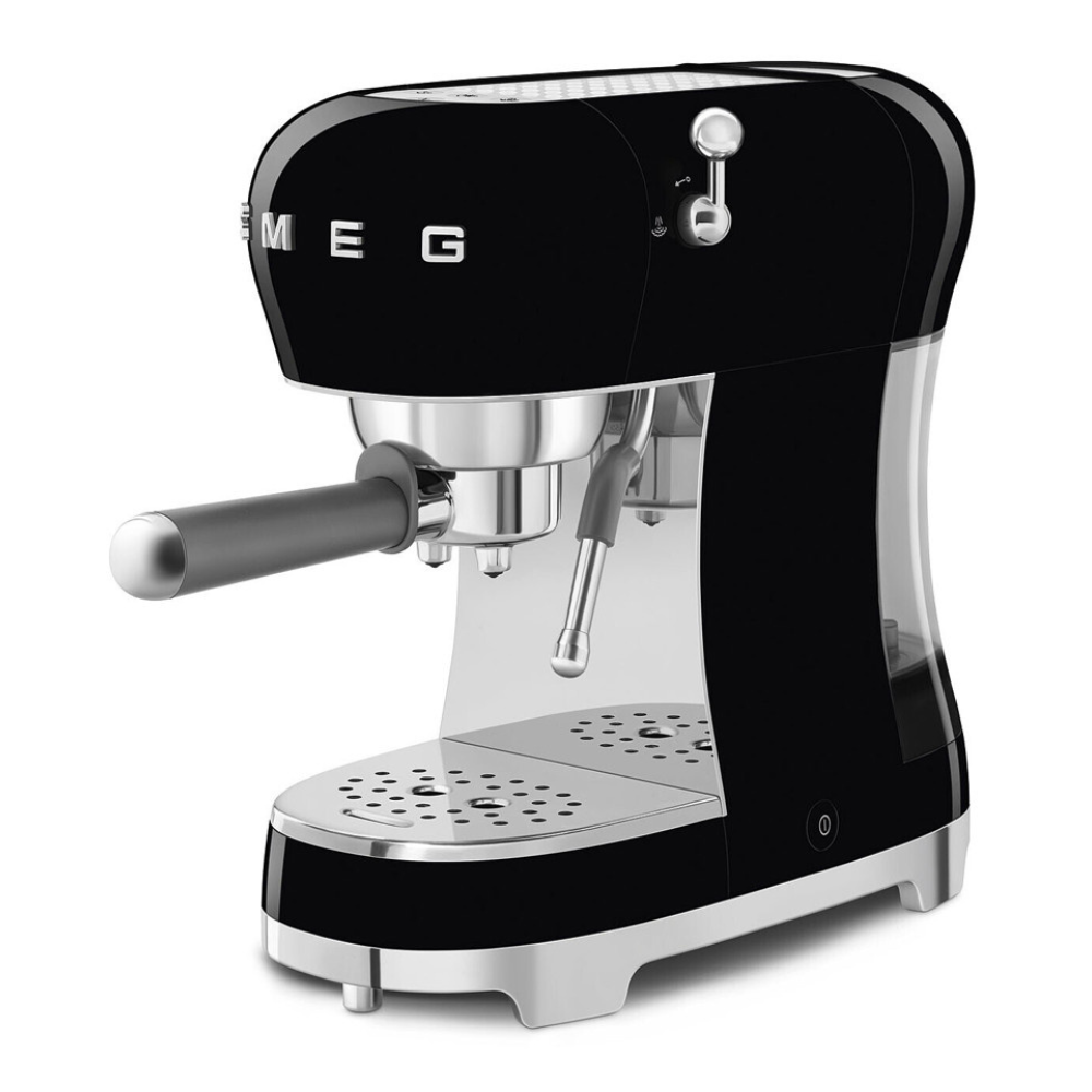 Smeg Black Retro 50's Espresso Coffee Machine