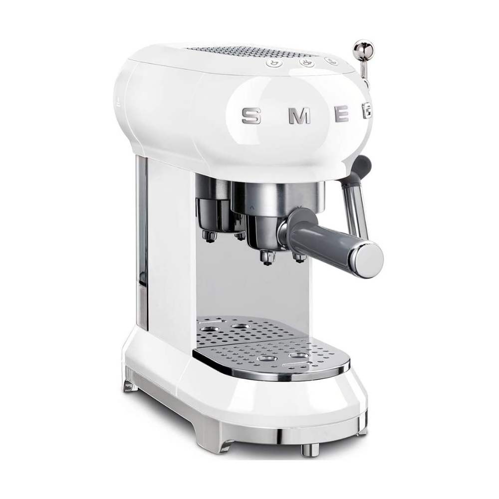 Smeg Retro 50's Espresso Coffee Machine White
