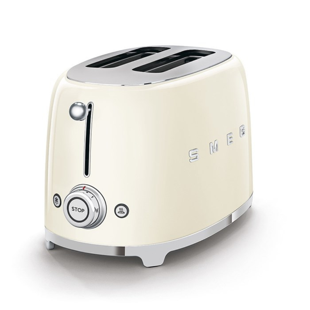 Smeg 50's Retro 2 Slice Toaster Cream