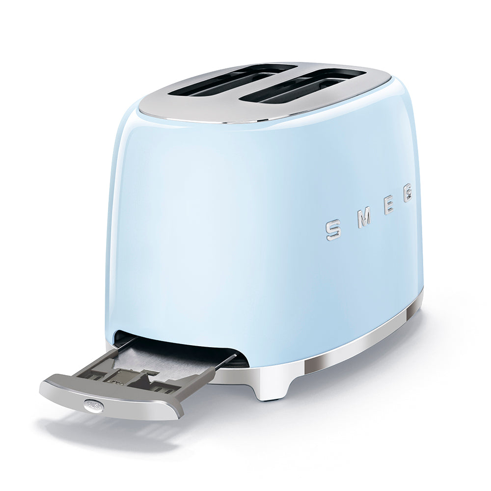 Smeg 50's Retro 2 Slice Toaster Pastel Blue