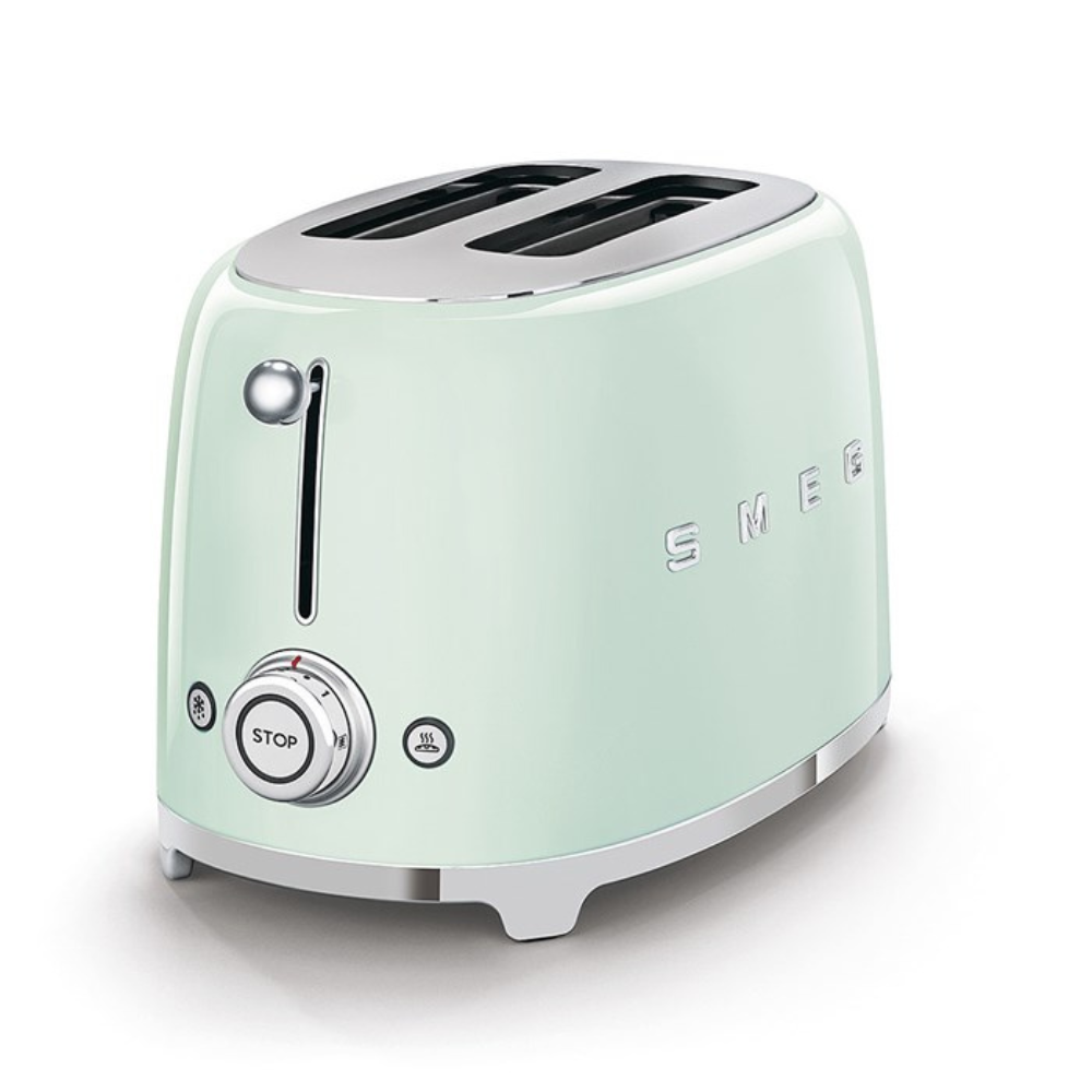 Smeg 50's Retro 2 Slice Toaster Pastel Green