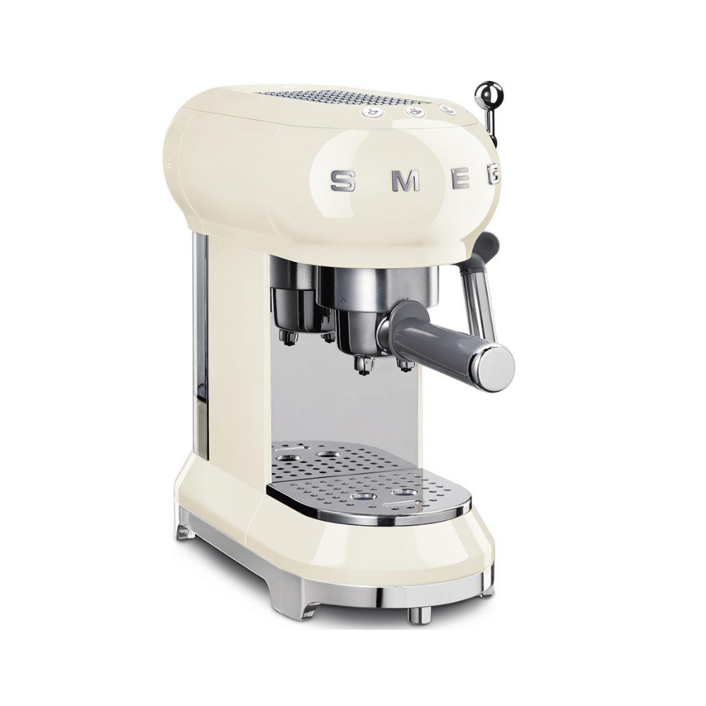 Smeg Retro 50's Espresso Coffee Machine Cream