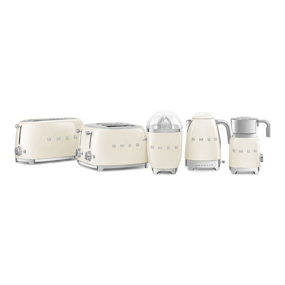 Smeg 50's Retro 4 Slice Toaster Cream