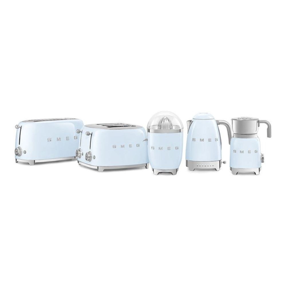 Smeg 50's Retro 4 Slice Toaster Pastel Blue