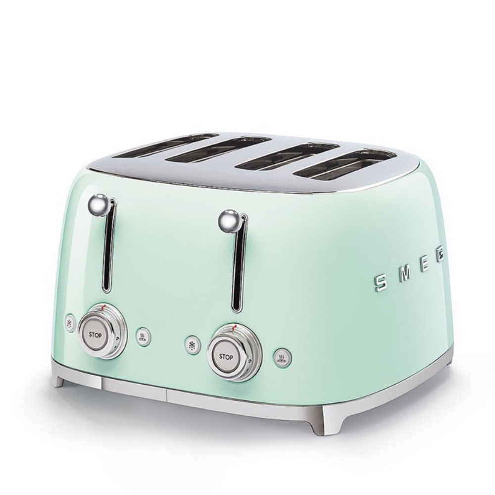 Smeg 50's Retro 4 Slice Toaster Pastel Green