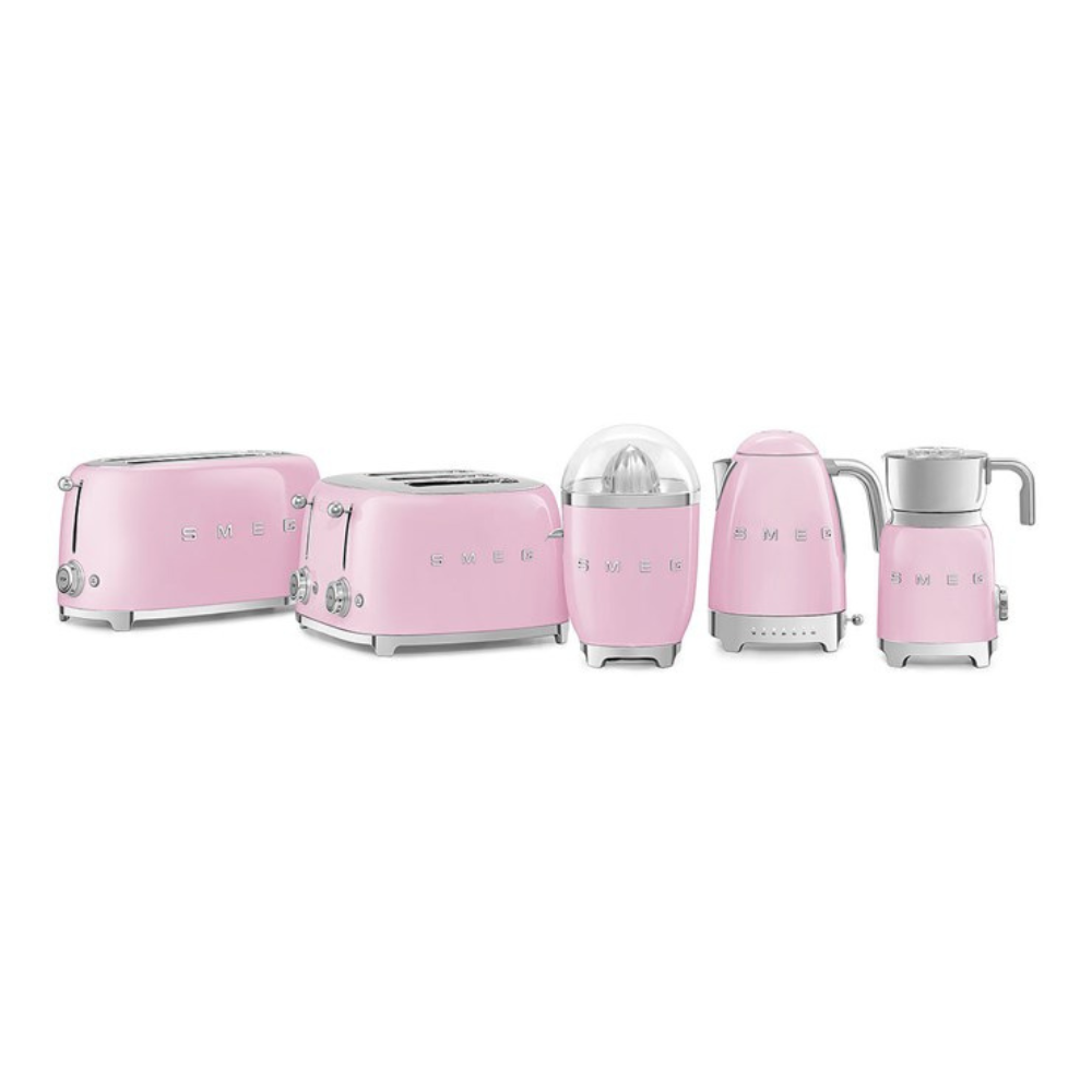 Smeg 50's Retro 4 Slice Toaster Pink