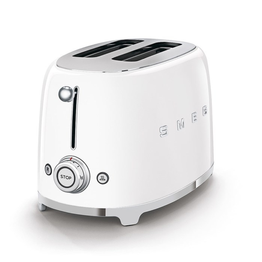 Smeg 50's Retro 2 Slice Toaster White