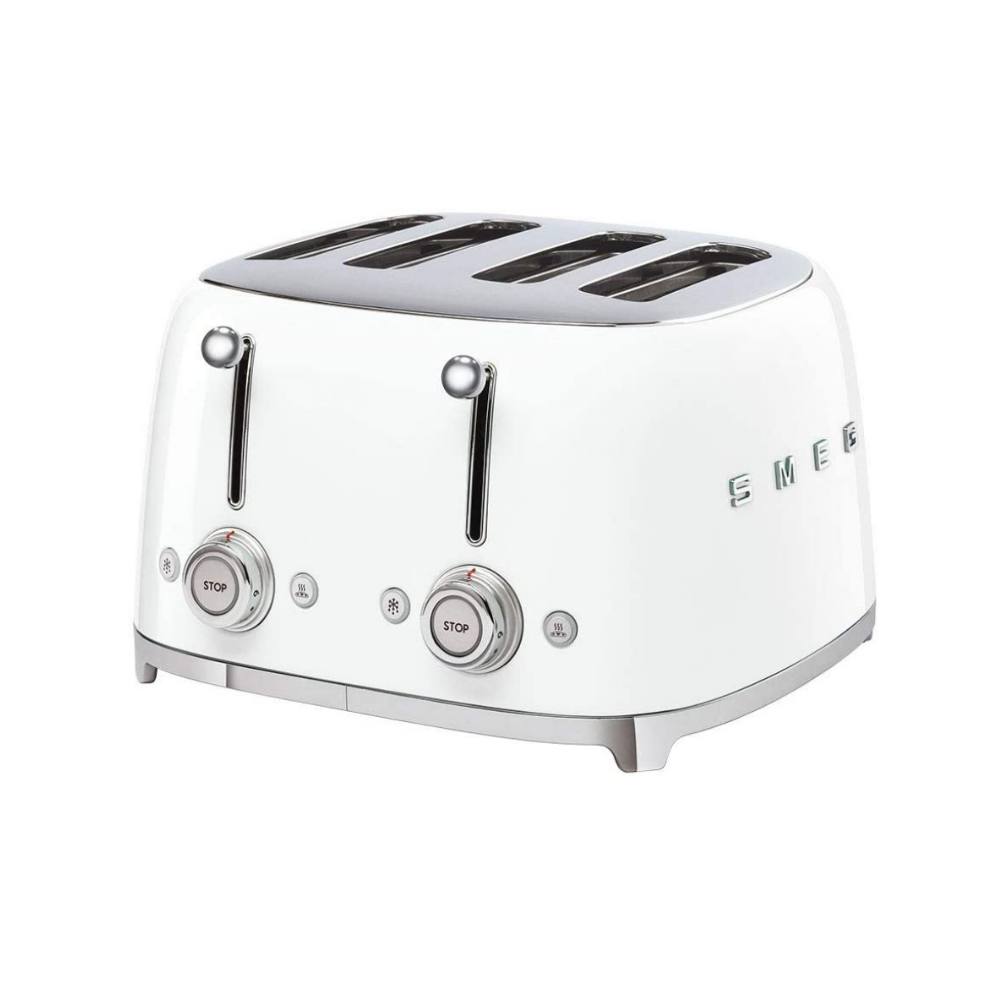 Smeg 50's Retro 4 Slice Toaster White