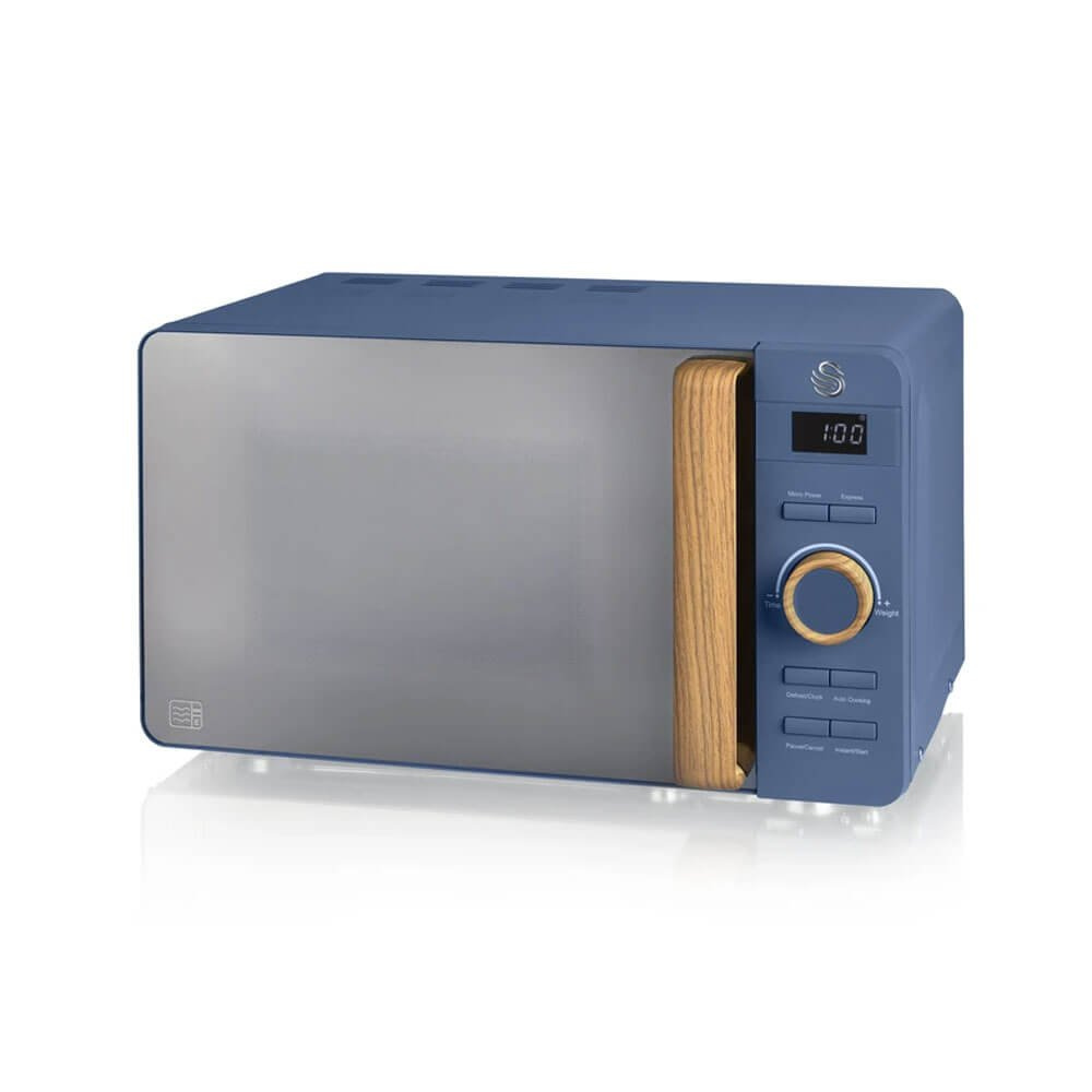 Swan Nordic Digital Microwave - Blue