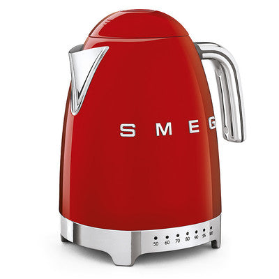 Smeg Variable Temperature Kettle Red 1.7L
