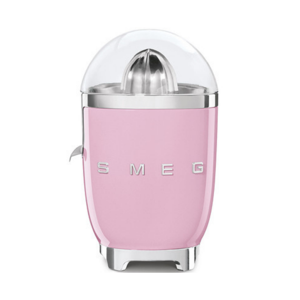 Smeg Citrus Juicer with Juicing Bowl and Lid Pink