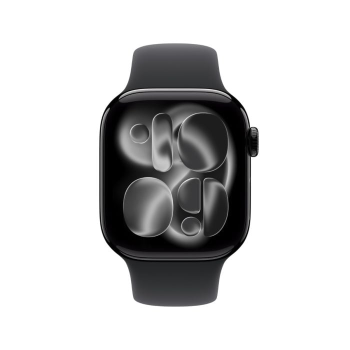 Apple Watch Series 11 Jet Black Aluminium Case with Black Sport Band