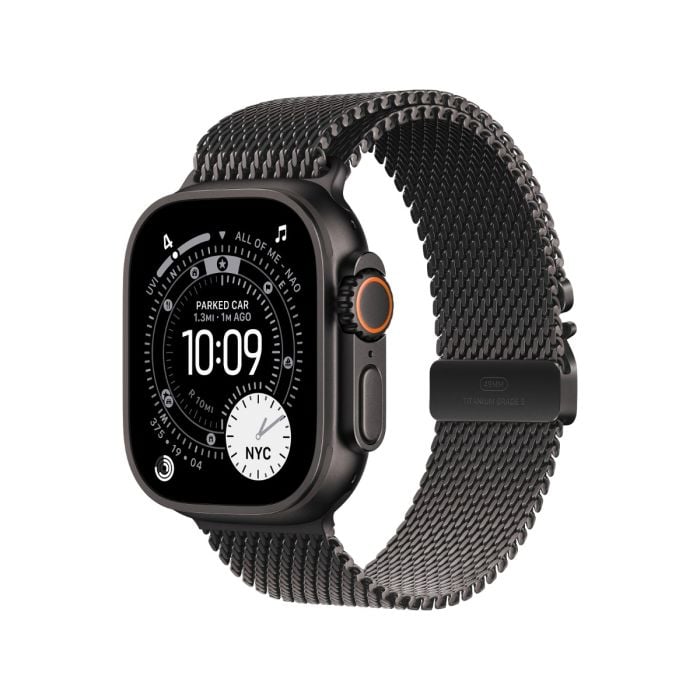 Apple Watch Ultra 3 Titanium Case with Milanese Loop