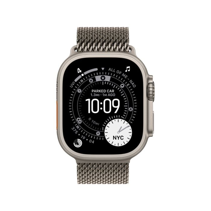 Apple Watch Ultra 3 Titanium Case with Milanese Loop