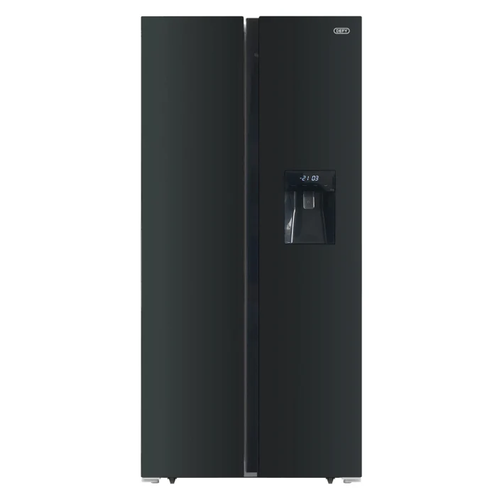 Defy 496L Side By Side Glassdoor Fridge Freezer Water Dispenser DFF456
