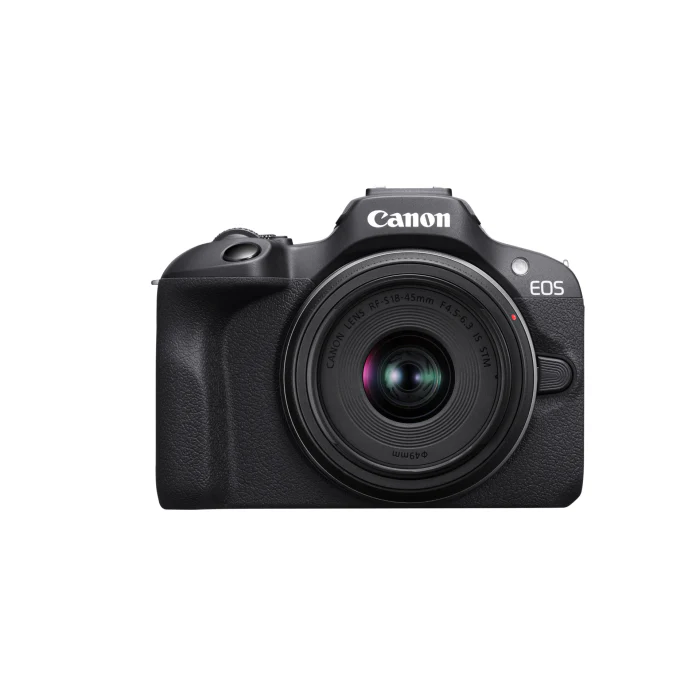 Canon EOS R100 Mirrorless Camera + RF-S 18-45MM Lens