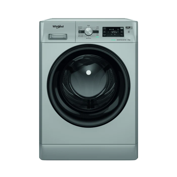Whirlpool 8kg Front Load Washer Metallic FFB8248SBV