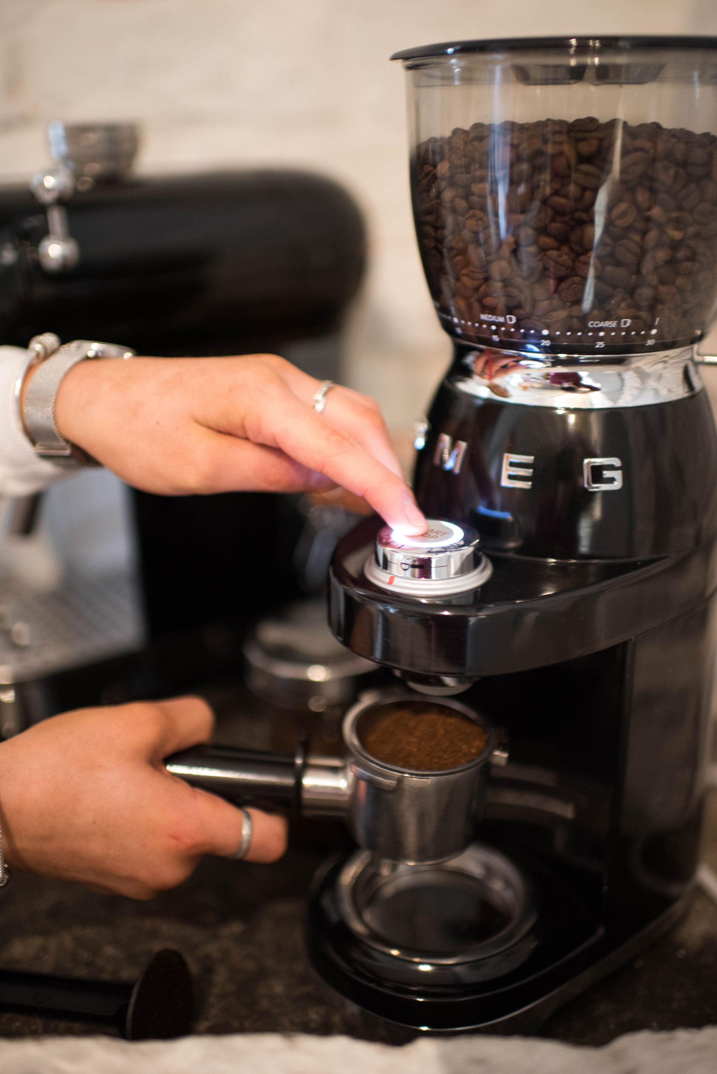 Smeg Retro 50's Coffee Grinder Black