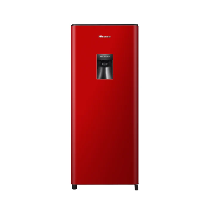 Hisense 177L Single Door Fridge Water Dispenser H235RRE-WD Red