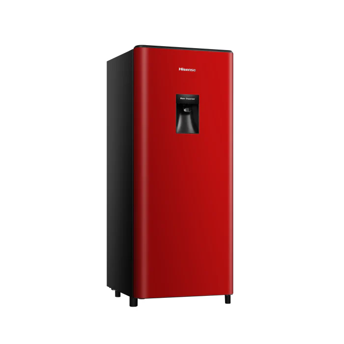 Hisense 177L Single Door Fridge Water Dispenser H235RRE-WD Red