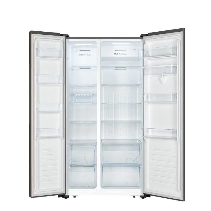 Hisense 514L Side By Side Fridge Freezer Inox H670SITWD