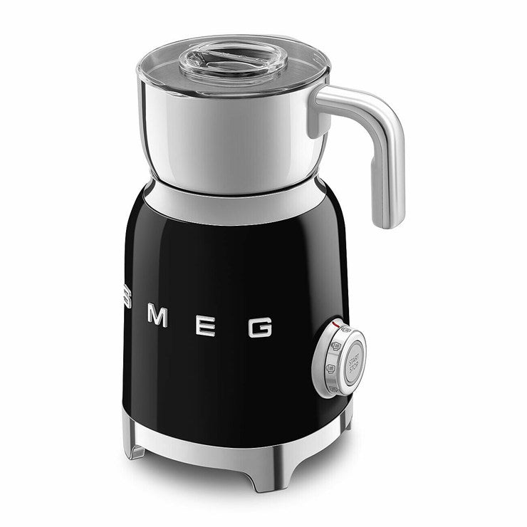 Smeg Milk Frother in Black with Tritan TM Renew