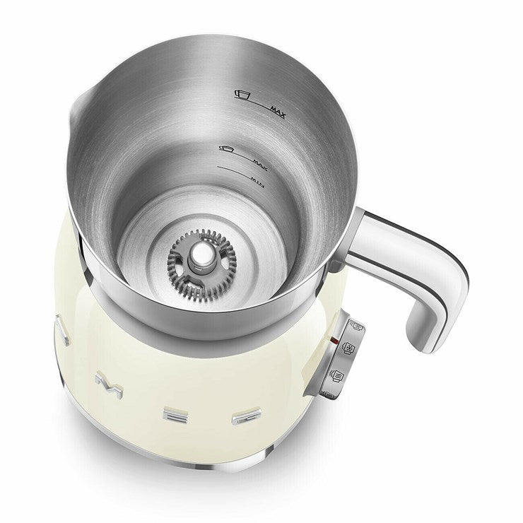 Smeg Milk Frother in Cream with Tritan TM Renew