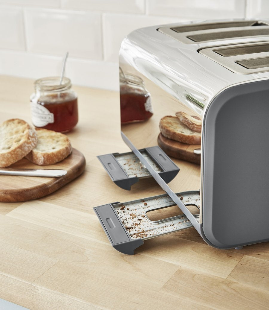 Swan Nordic 4 Slice Style Toaster - Slate Grey