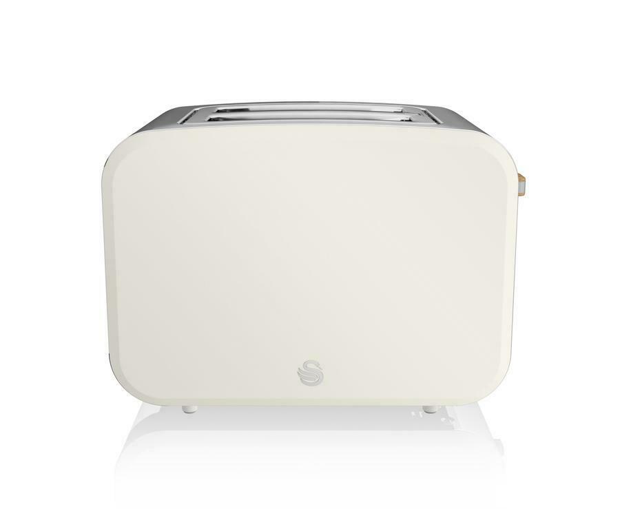 Swan 2 Slice Nordic Toaster - Cotton White
