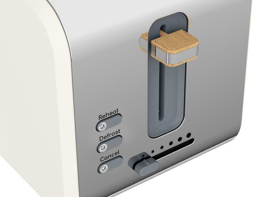 Swan 2 Slice Nordic Toaster - Cotton White