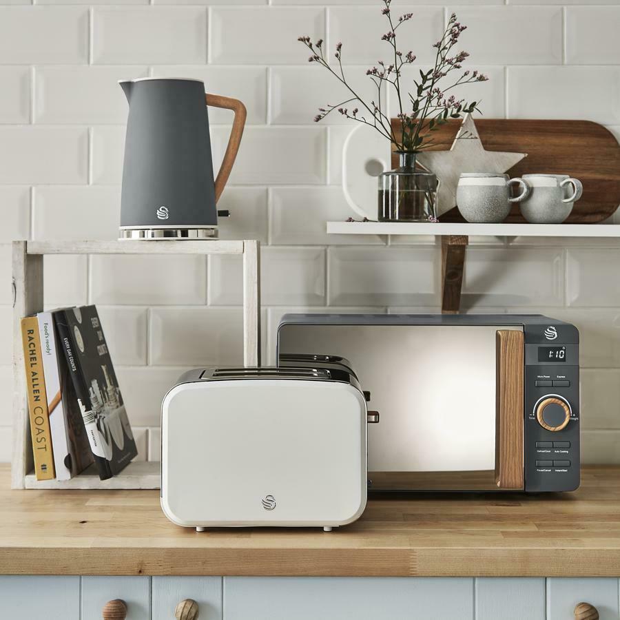 Swan 2 Slice Nordic Toaster - Cotton White