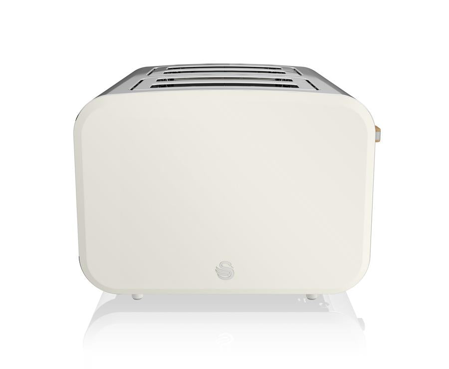 Swan Nordic 4 Slice Toaster - Cotton White